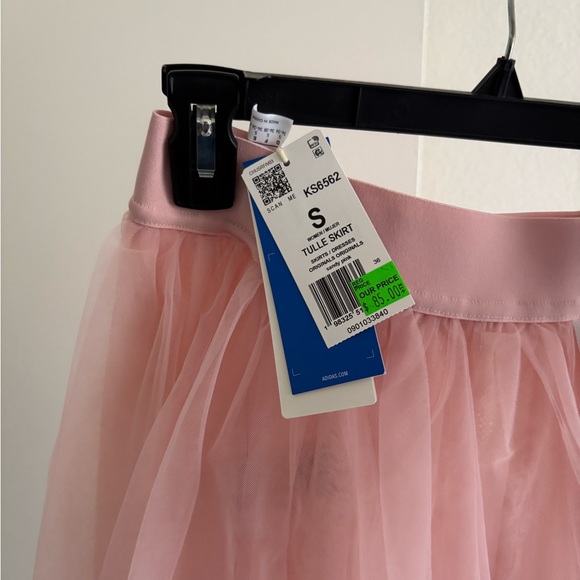adidas Originals Tulle Skirt Sandy Pink White (KS6562) - Picture 5 of 8